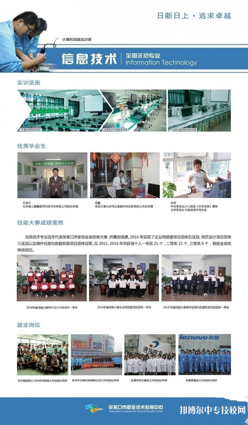 张家口市职业技术教育中心信息技术专业介绍