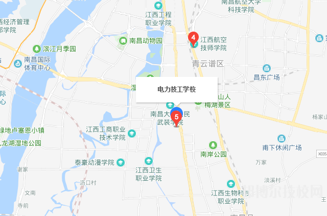 江西电力高级技工学校地址在哪里