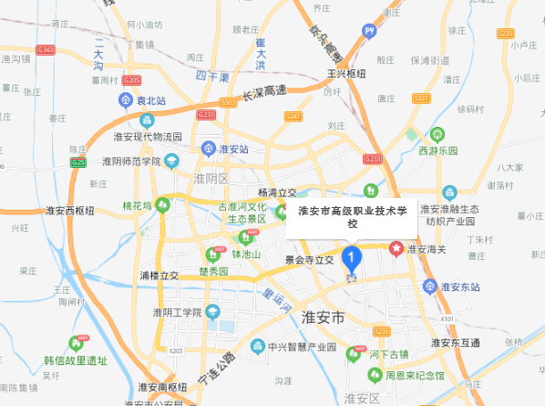 淮安高级职业技术学校地址在哪里