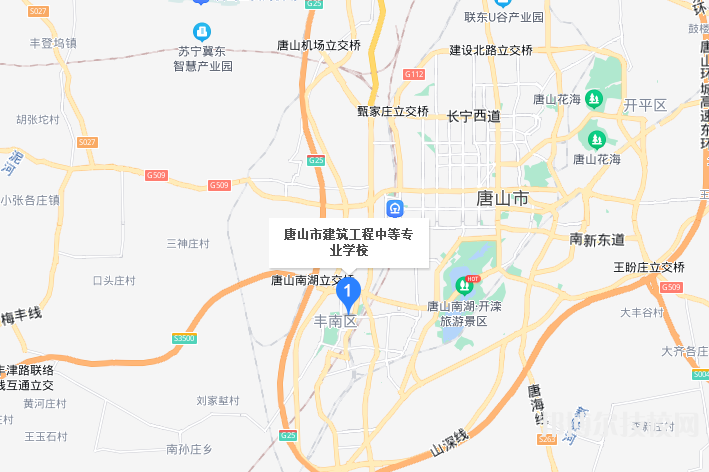 唐山建筑工程学校地址在哪里